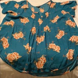 Torrid orange flower top